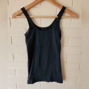 Aritzia Babaton seamless tank marine blue green size extra small